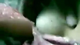 Pakistani GF Getting Her Huge Tits Sucked By Her Man