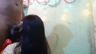 Married Bhabhi On Her Knees Pleasing Her Lover Behind Locked Door