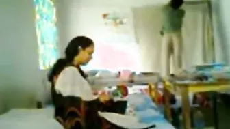 Hidden livecam catches a youthful pair enjoying home sex