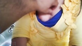 Dilettante girl acquires her firm boobs squeezed and bare by bf