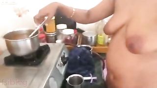 Aged abode wife with large boobs seduces her spouse