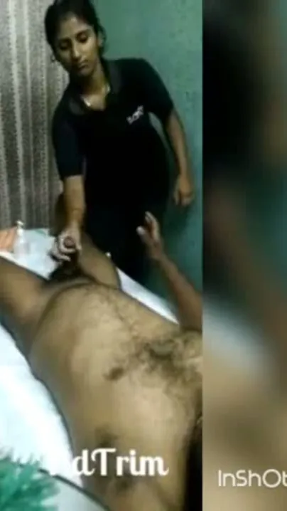Non-professional massage hotty satisfies her customer with a precious cook jerking