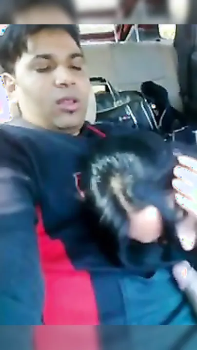 Recently engaged pair enjoys a oral job in the parking lot