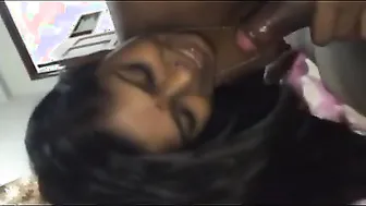 Older abode wife satisfies her husband with a amazing oral-job