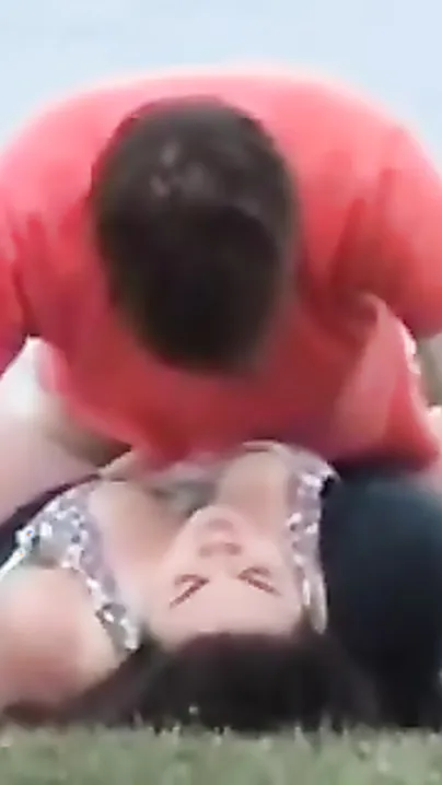 Cumbrous angel enjoys outdoor sex and gets her large butt screwed