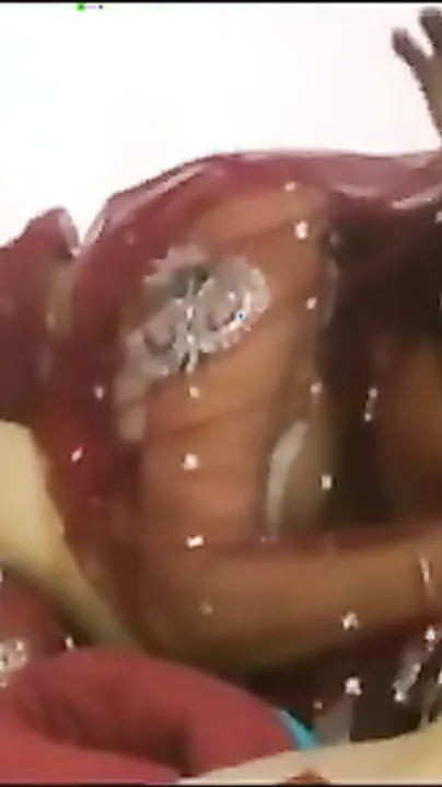 Bhabhi dresses as a bride for their anniversary and enjoys home sex