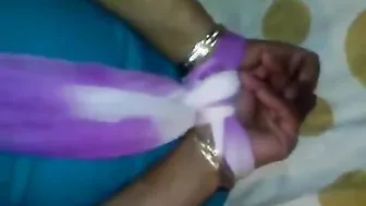 Young house wife enjoys bondage and SADOMASOCHISM sex with her spouse