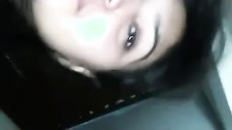 Cute girl sucks and copulates her office colleague on an official trip