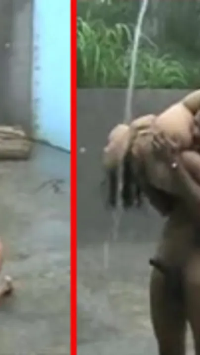 Kinky college couple have a fun a rough outdoor sex session