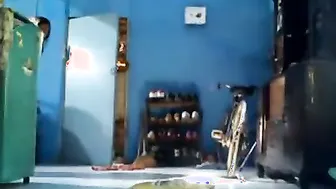 Hidden cam catches a college beauty cheating on her bf