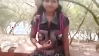 Legal age teenager enjoys outdoor sex with her bf