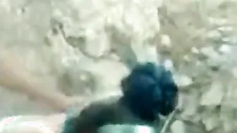 Outdoor hawt sex movie of college paramours enjoying anal fucking