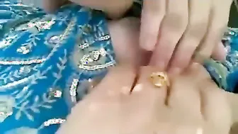 Hawt Indian bhabhi outdoor sex clip with devar