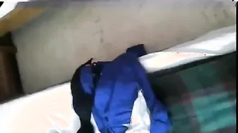 Desi porn Hindi sex clip of hawt college hotty with lover