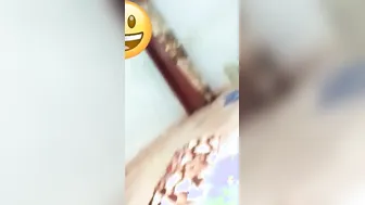 My GF Riding Me Hard During Our Late Night Video Call