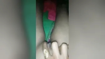 Naughty Married Woman Touching Herself Alone On Her Bedroom Bed