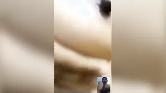 Sexy Indian Babe Flashing Her Big Tits During Video Call Chat