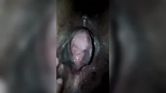 College GF Fingering Her Soaking Wet Pussy At Home