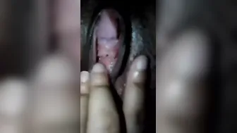 College GF Fingering Her Soaking Wet Pussy At Home