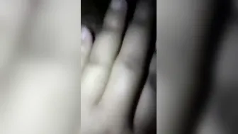 College GF Fingering Her Soaking Wet Pussy At Home