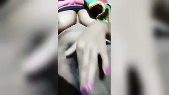 Village Babe With Hairy Pussy Fingering Herself On Camera