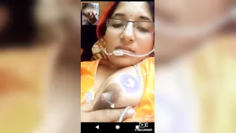 Lactating Wife Squeezing Milk From Her Swollen Breasts