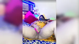 Chubby Wife Spreading Wide Showing Pink Pussy Live On Camera