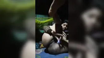 Horny Village Bhabhi Fingering Her Tight Ass Moaning For More