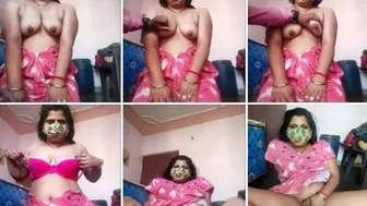 Husband Showing Off His Slutty Wife Naked Body To The Camera