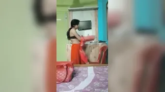 Shy Wife Caught Changing Clothes Naked In Bedroom By Hubby