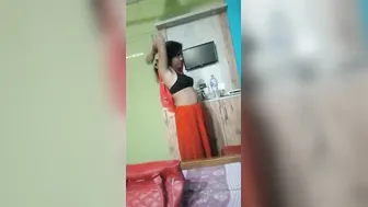 Shy Wife Caught Changing Clothes Naked In Bedroom By Hubby