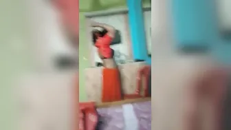 Shy Wife Caught Changing Clothes Naked In Bedroom By Hubby
