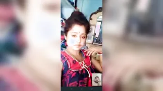 Beautiful Wife Having Naughty Fun On A Private Video Call