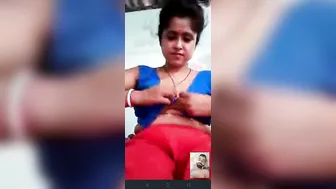 Beautiful Wife Having Naughty Fun On A Private Video Call