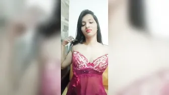 Cute Desi Wife Squeezing And Milking Her Big Boobs On Cam