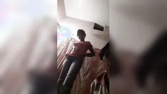 Naughty Man Secretly Filming Young Niece Bathing Fully Naked