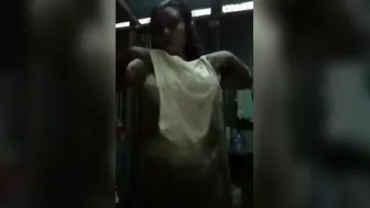 Busty Desi Babe Stripping Naked Showing Massive Boobs In Mms Leak