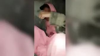 Landlord Stroking Watching His Hairy Maid Bending Over Cleaning