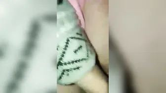 Landlord Stroking Watching His Hairy Maid Bending Over Cleaning