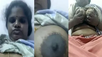 Mature Married Woman Exposing Her Heavy Boobs On Video Call