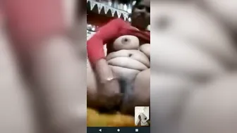 Young Guy Jerking Off Watching Bhabhi Playing With Dildo Live