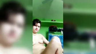 Chubby Housewife Stripping And Showing Her Thick Curves At Home