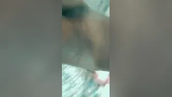 Curly Haired Babe Showing Off Her Perky Tits On Private Video