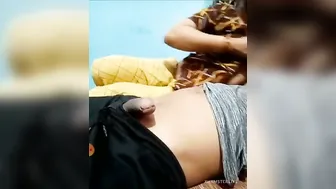 Maid Letting Him Suck Her Tits On Camera Earning Extra Money