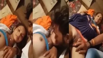 Husband Recording His Wife Naked Body And Pussy On His Phone