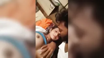 Husband Recording His Wife Naked Body And Pussy On His Phone