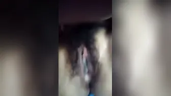 Village Beauty Spreading Her Legs Showing Off Natural Pussy