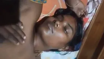 Sleeping Village Wife Getting Her Boobs Pressed By Her Hubby