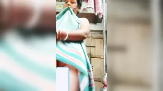 Bengali Wife Stripping Naked During Naughty Video Call Session