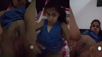 Shy GF Spreading Her Smooth Pussy Lips On Camera